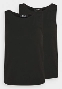 Tout neuf 🎉 Zign 2 PACK - Débardeur - Black/black ✨ -Pas Cher Zign Boutique f61193502b8b4233bde71d304143535e