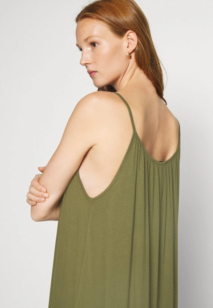 Offres ⌛ Zign Robe En Jersey - Olive Night 🔥 5 Offres ⌛ Zign Robe En Jersey - Olive Night 🔥 – Image 5