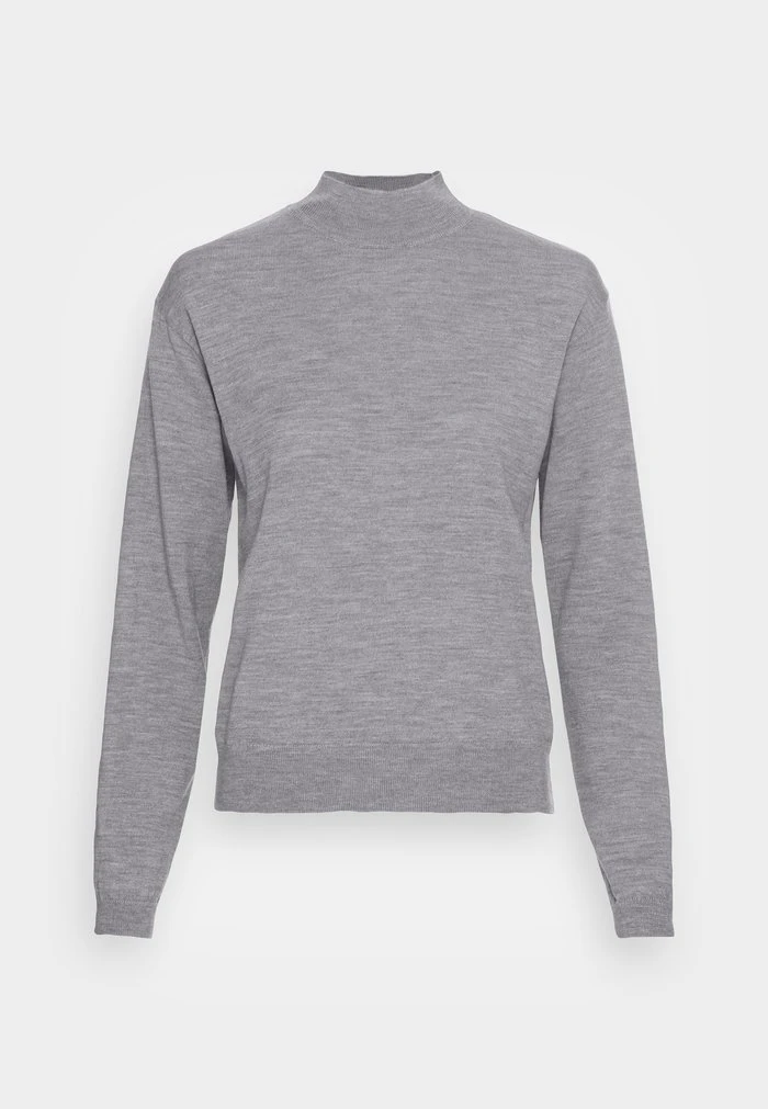 Sortie 🥰 Zign WOOL KNIT JUMPER - Pullover - Mottled Grey 😉 4 Sortie 🥰 Zign WOOL KNIT JUMPER - Pullover - Mottled Grey 😉 – Image 4