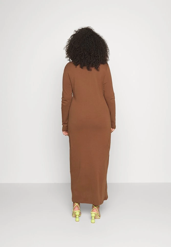 Nouveau 👍 REDEZIGN - Robe Longue - Dark Brown ✨ 3 Nouveau 👍 REDEZIGN - Robe Longue - Dark Brown ✨ – Image 3