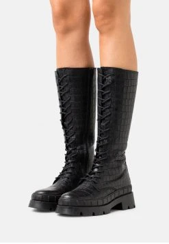 Meilleur prix ✨ Zign Bottes à Plateau - Black 👏